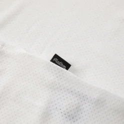 Evergreen Raglan Sleeve Mesh Polo White