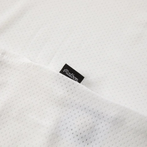 Evergreen Raglan Sleeve Mesh Polo White