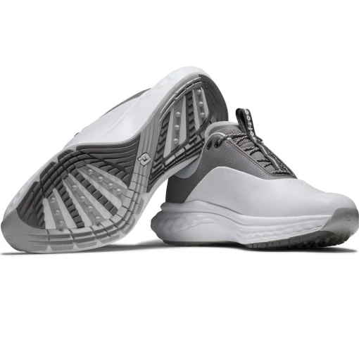 FJ Quantum Golf Shoes White/Grey/Silver