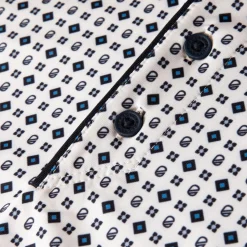 Frank Polo Bright White/Navy Blazer