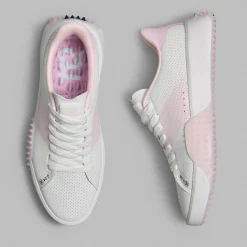 G.112 Perforated Kiltie Golf Shoes Snow/Blush