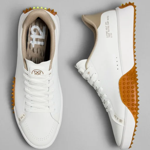 G.112 P.U. Leather Golf Shoes Dune/Gum