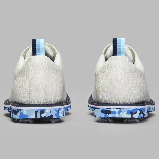 GALLIVANTER G/LOCK Leather Camo Sole Golf Shoes White
