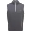 Galway Stretch Loop Ty Quarter Zip Vest Iron