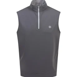 Galway Stretch Loop Ty Quarter Zip Vest Iron