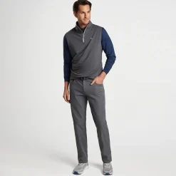 Galway Stretch Loop Ty Quarter Zip Vest Iron