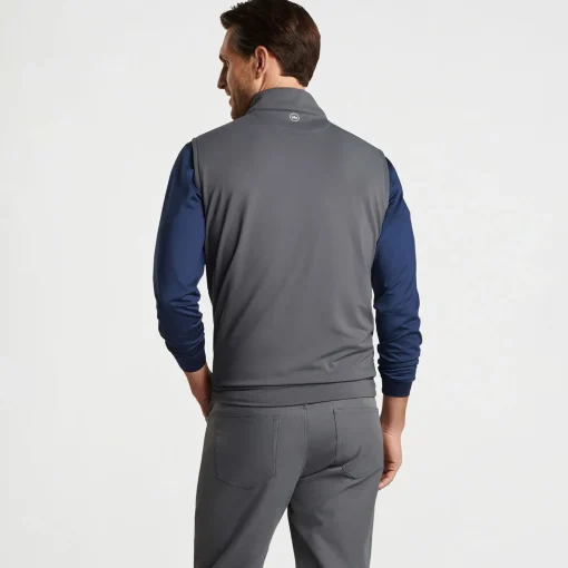 Galway Stretch Loop Ty Quarter Zip Vest Iron