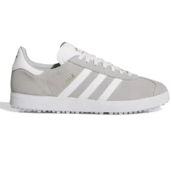 Gazelle Spikeless Golf Shoes Grey/White/Gold
