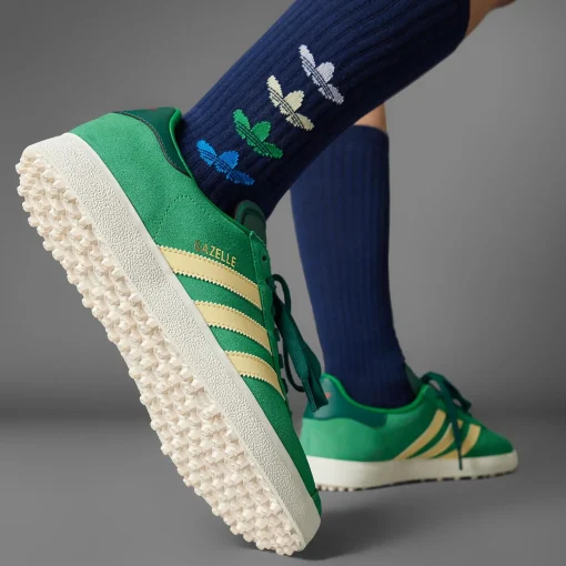 Gazelle Spikeless Golf Shoes Green/Yellow