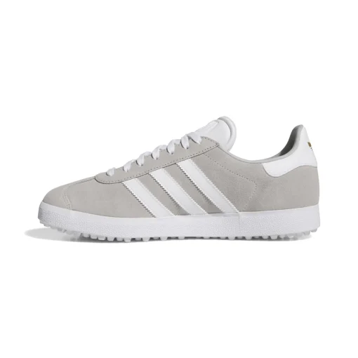 Gazelle Spikeless Golf Shoes Grey/White/Gold
