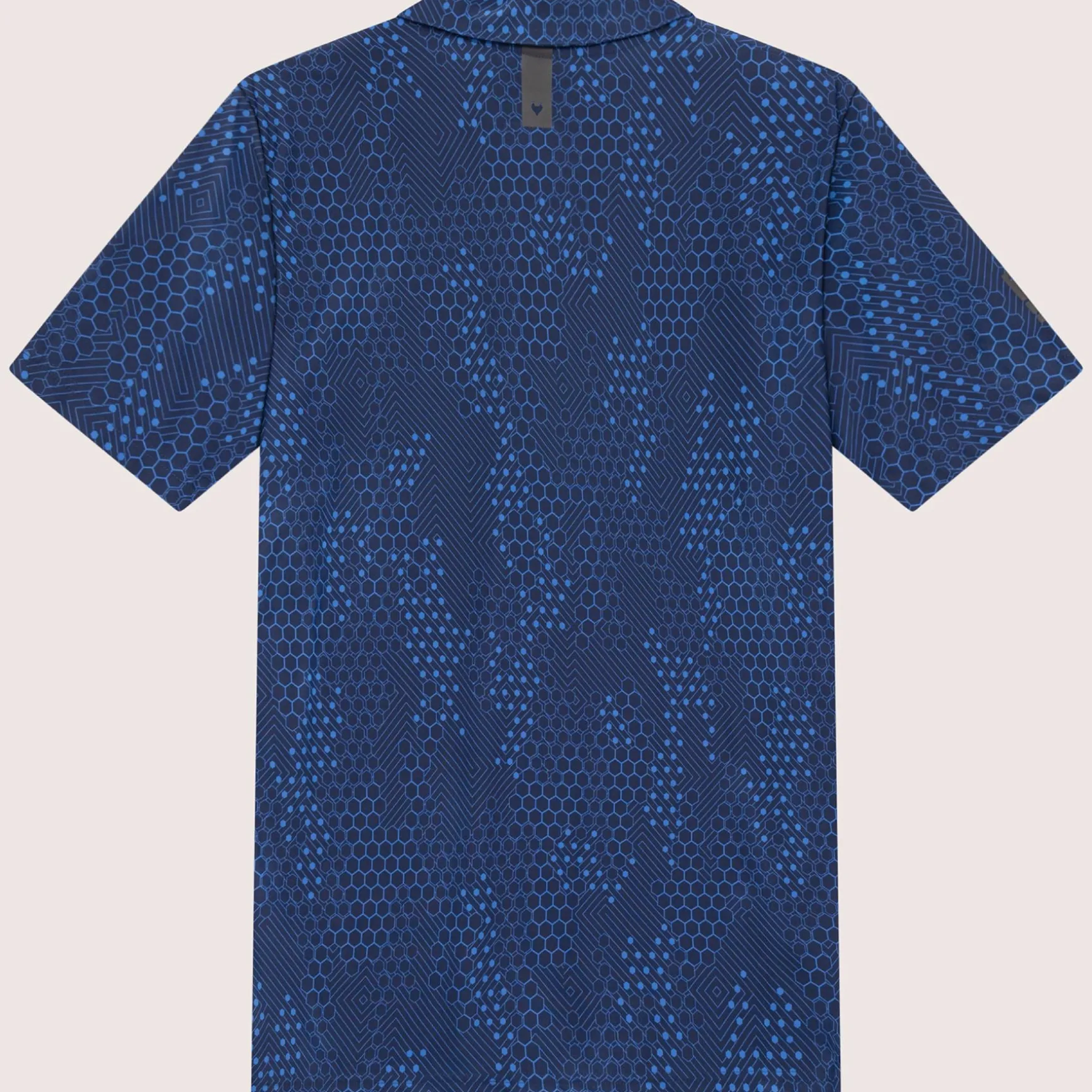 Golf AOP Tech Camo Polo Blue