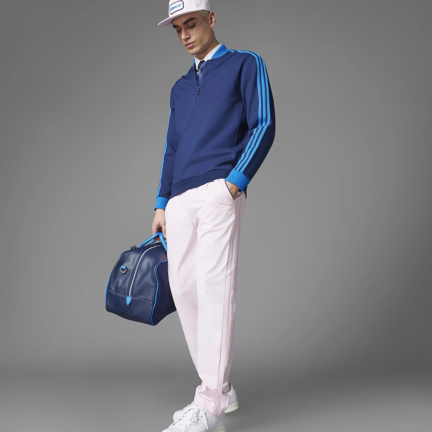 Golf Tour Archive 5 Panel Patch Hat Clear Pink