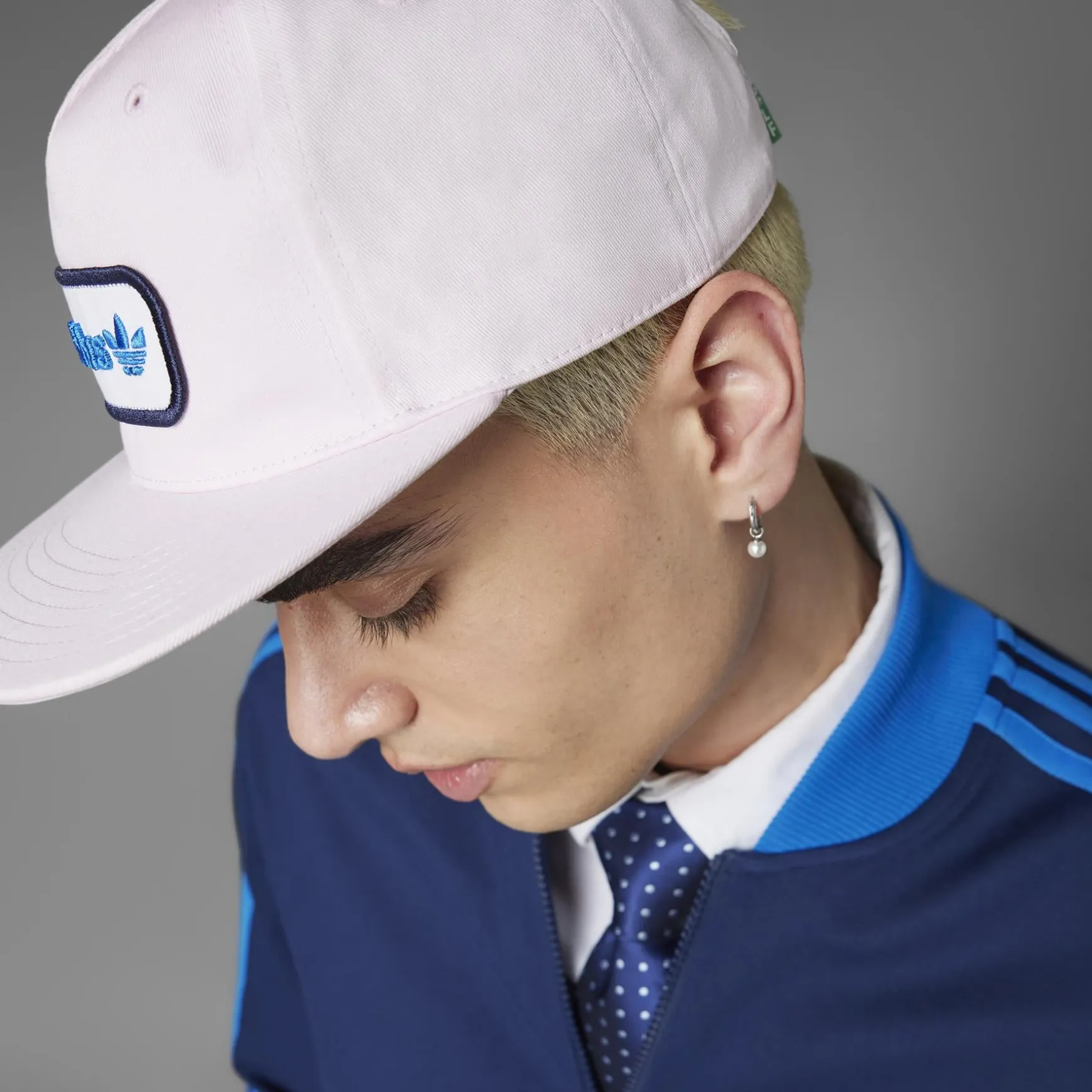 Golf Tour Archive 5 Panel Patch Hat Clear Pink