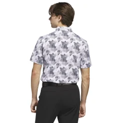 Go-To Printed Polo White/Navy