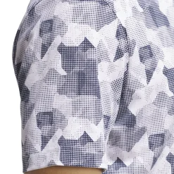 Go-To Printed Polo White/Navy