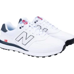 574 Greens v2 Waterproof Spikeless Golf Shoes White/Blue