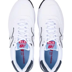 574 Greens v2 Waterproof Spikeless Golf Shoes White/Blue