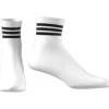 Half Crew 3-Stripes Socks White