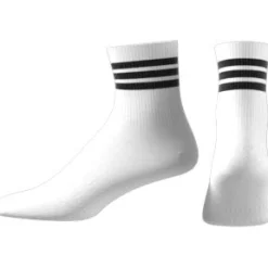 Half Crew 3-Stripes Socks White