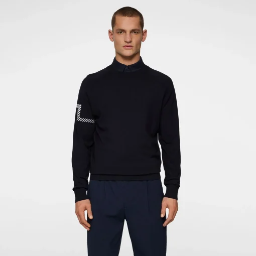 Heath Knitted Sweater JL Navy