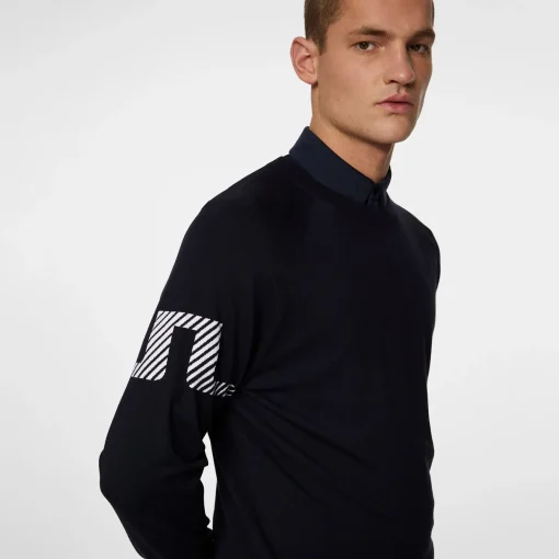 Heath Knitted Sweater JL Navy