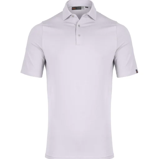 Hollow Pima Polo White