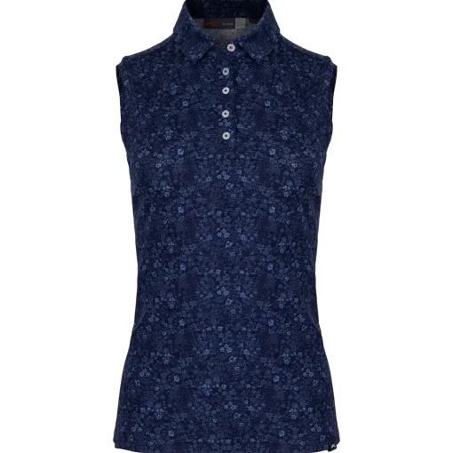 Hollow Pima SL Polo Atlanta Blue