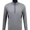 Hydraulic Half Zip Mid Layer Pewter