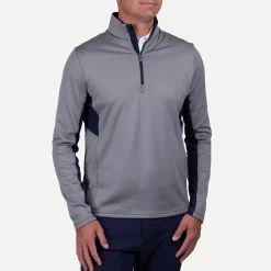 Hydraulic Half Zip Mid Layer Pewter
