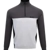 Hydro 1 Quarter Zip Mid Layer Light Grey