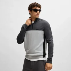 Hydro 1 Quarter Zip Mid Layer Light Grey