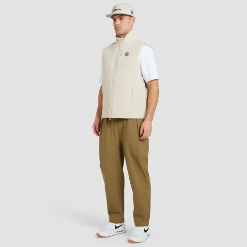 Insulated Course Gilet Ivory