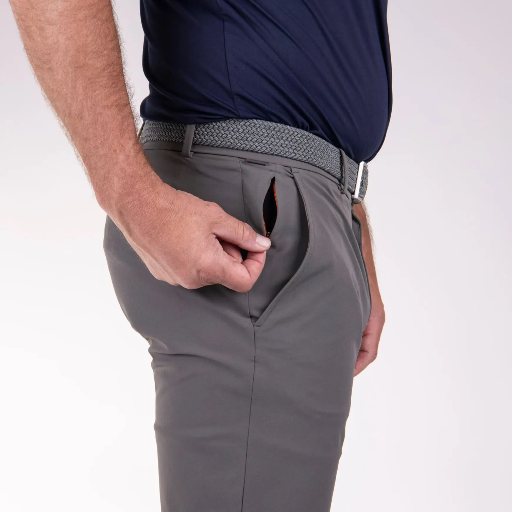 Iver Tailored Fit Pants Steel Grey