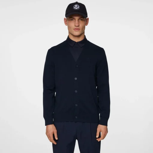 Jarred Knitted Cardigan JL Navy