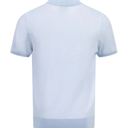 Jianluca Cotton Polo Light Blue