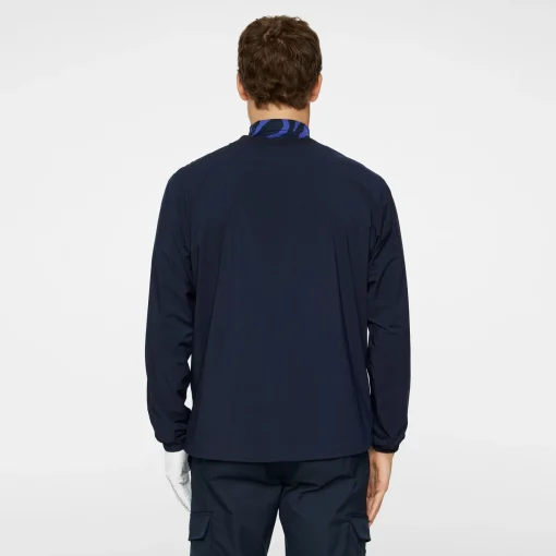 JL Pro Crew Neck Windbreaker Navy
