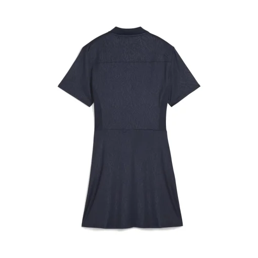 Kassidy Animal Deboss Dress Deep Navy