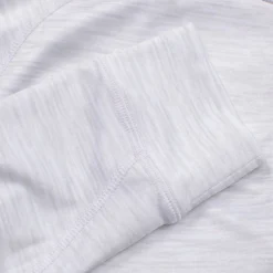 Keano Half Zip Mid Layer White Melange