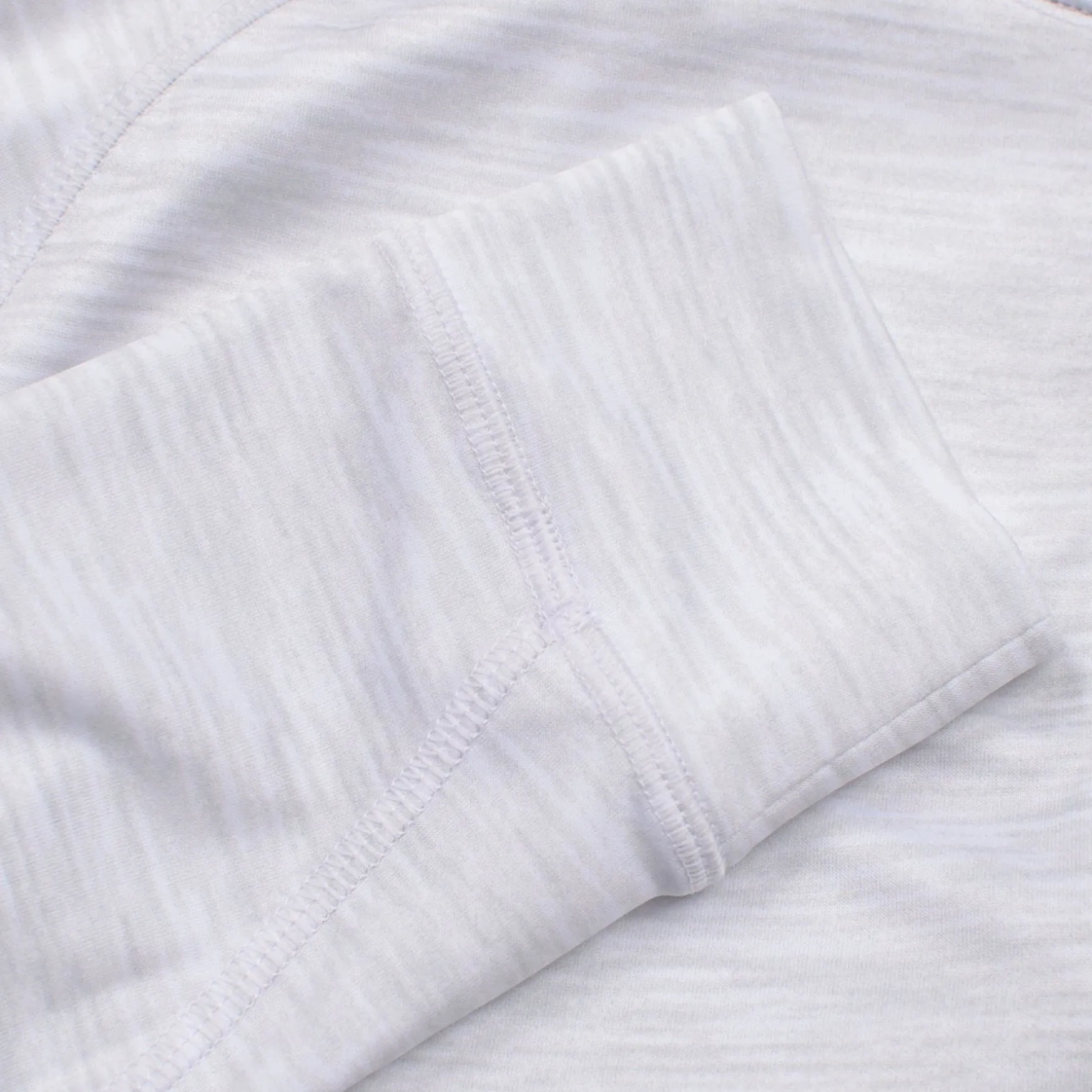 Keano Half Zip Mid Layer White Melange