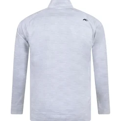 Keano Half Zip Mid Layer White Melange