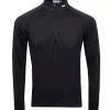 Keano Half Zip Regular Fit Mid Layer Black Melange
