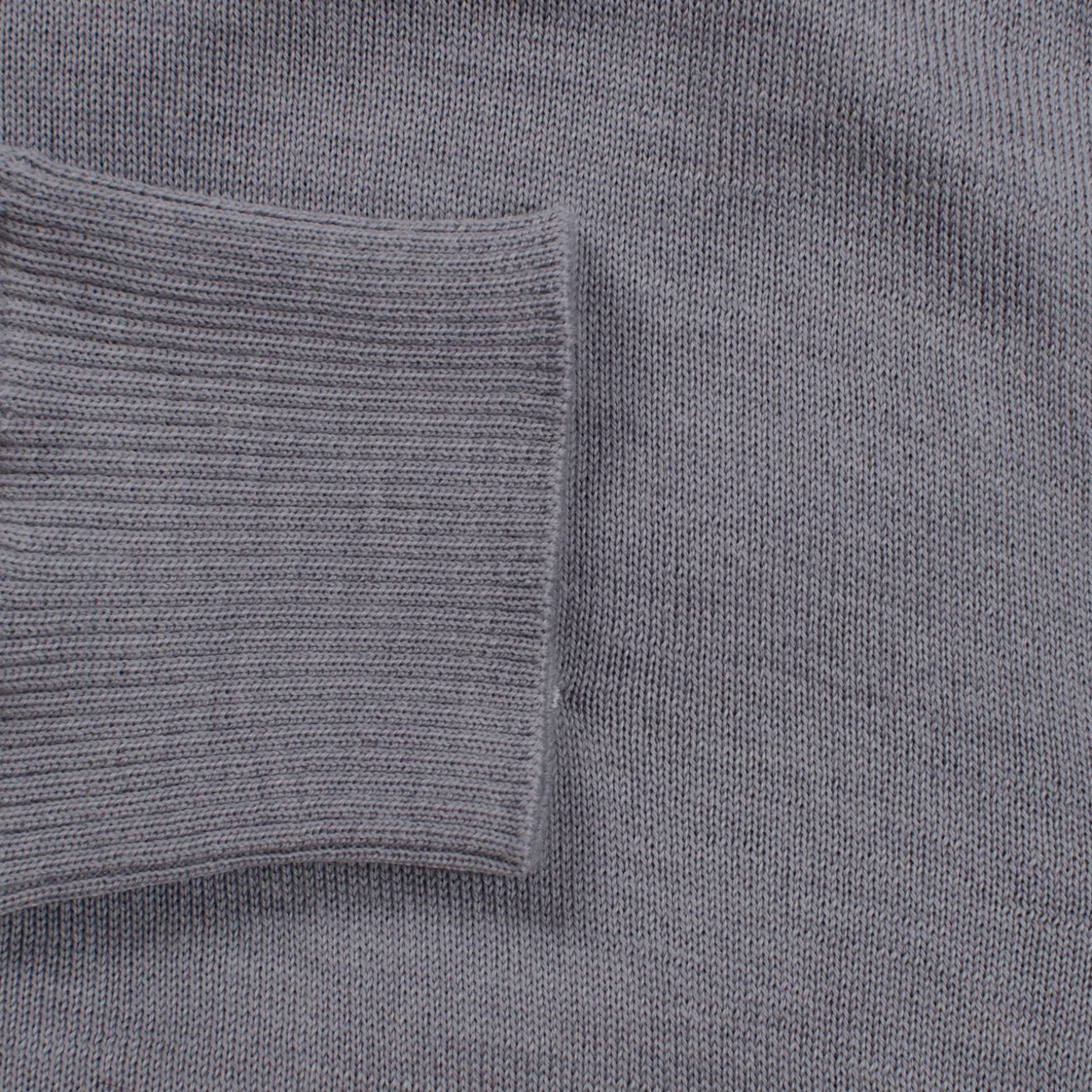 Kian Zipped Golf Sweater Grey Melange
