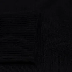 Kian Zipped Golf Sweater Black