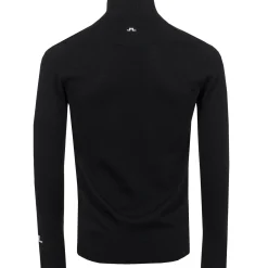 Kian Zipped Golf Sweater Black