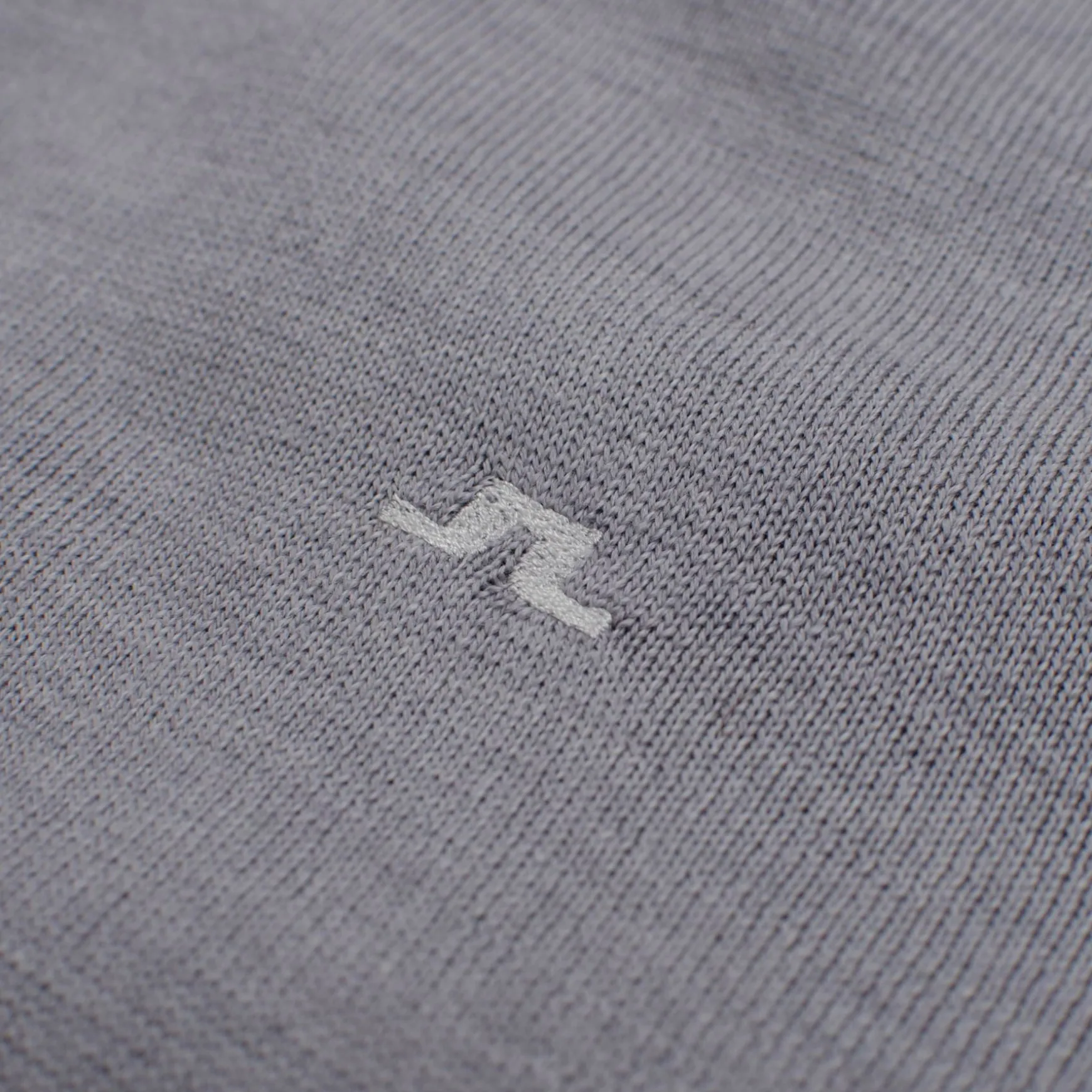 Kian Zipped Golf Sweater Grey Melange