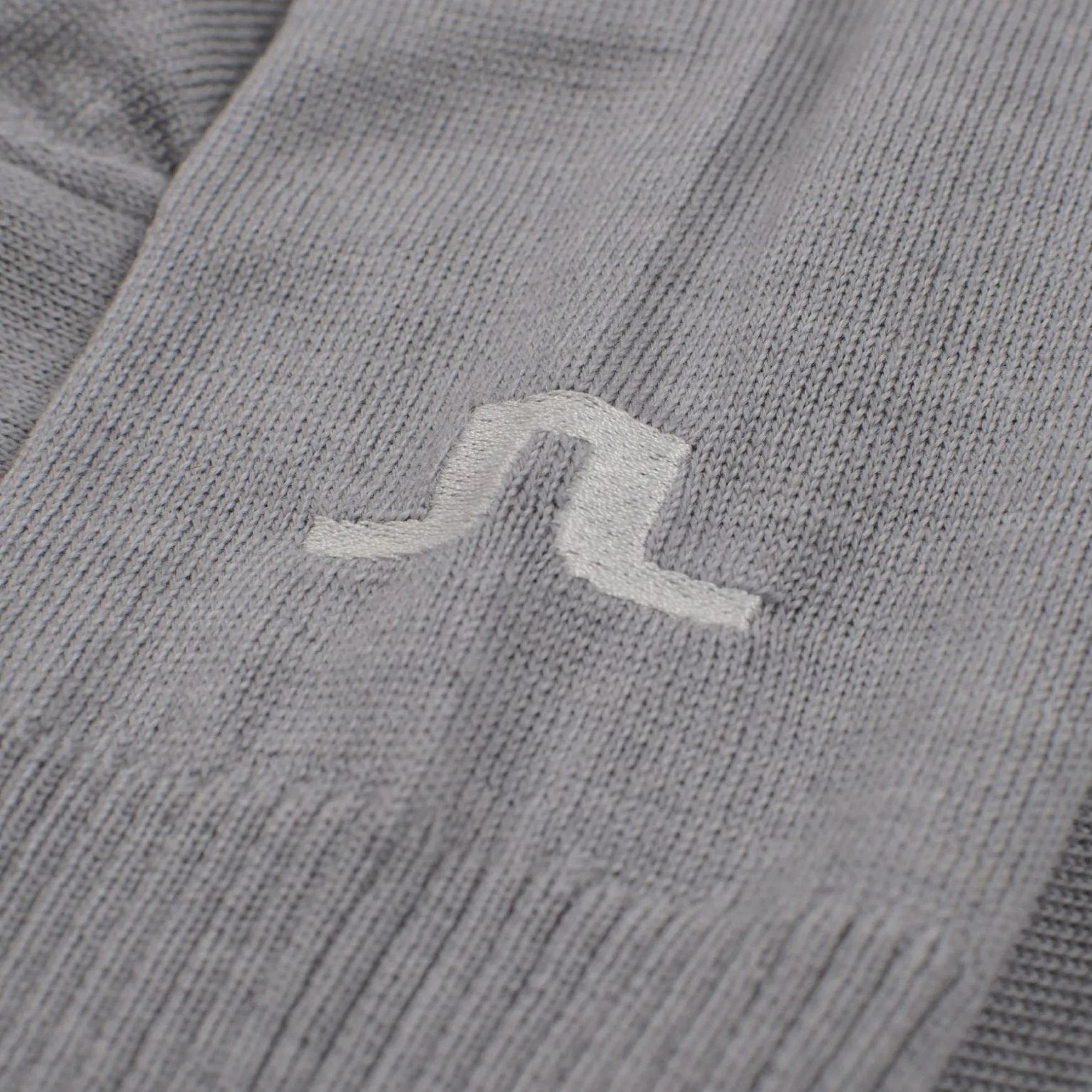 Kian Zipped Golf Sweater Grey Melange