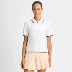 Knitted Polo White