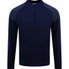 Kulm Half Zip Mid Layer Atlanta Blue