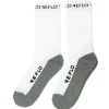 Lanao Crew Socks 2 Pack White/Grey