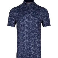 Lance Printed Polo Atlanta Blue/White